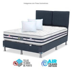 Combo Colchón Smart Comfort + Camastrón+ Almohadas