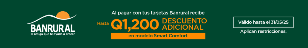 Descuento adicional con tarjetas Banrural