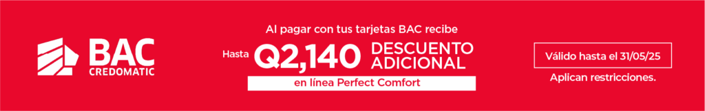 Descuento especial con tarjetas BAC