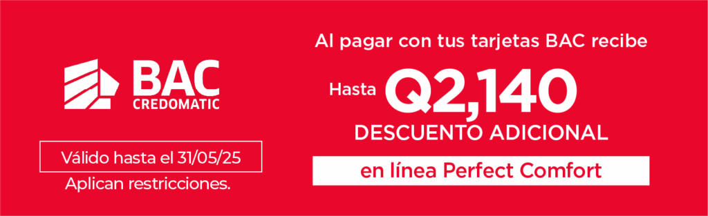Descuento especial con tarjetas BAC