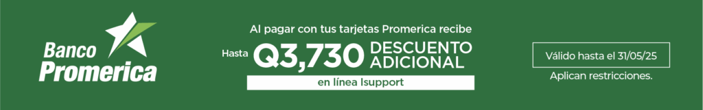Descuento adicional con tarjetas promerica