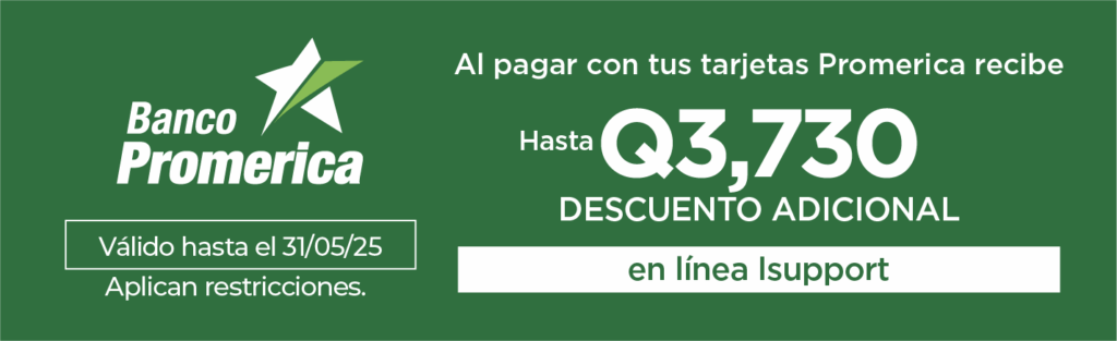 Descuento adicional con tarjetas Promerica