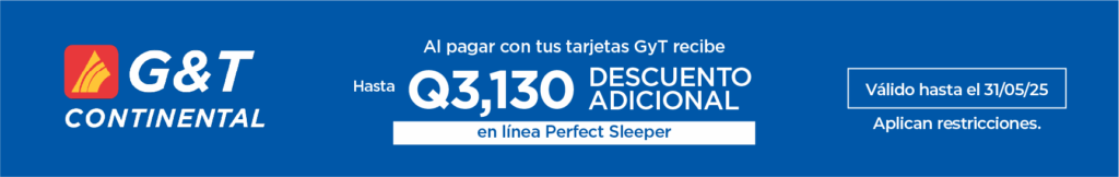 Descuento adicional con tarjetas GyT
