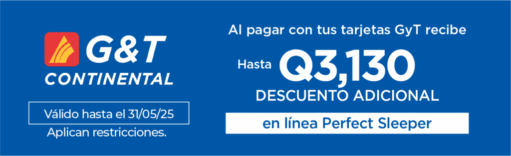 Descuento adicional con tarjetas GyT