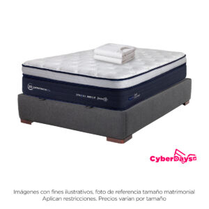 Cyberdays Combo: Base Canapé + Colchón Perfect Sleeper Pro Soft + Protector