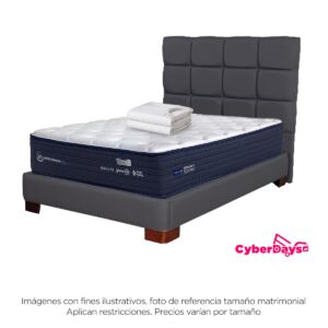 Cyberdays Combo: Camastrón Essential + Colchón Perfect Sleeper Pro Medium + Protector