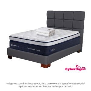 Cyberdays Combo: Camastrón Essential + Colchón Perfect Sleeper Pro Soft + Protector