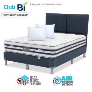 Combo Colchón Smart Comfort + Camastrón+ Almohadas